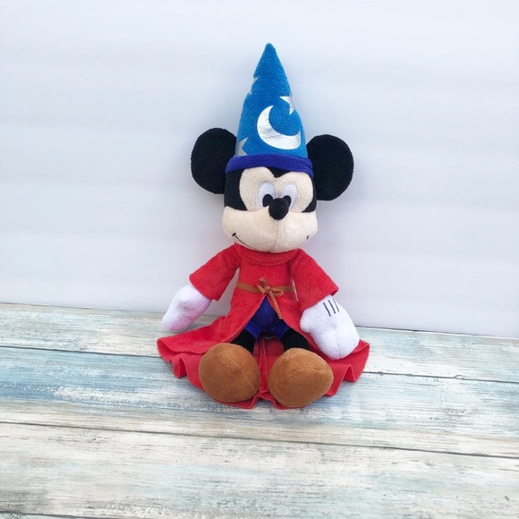 Disneyland Sorcerer Mickey Mouse Plush Toy Size 14” - Picture 3 of 7